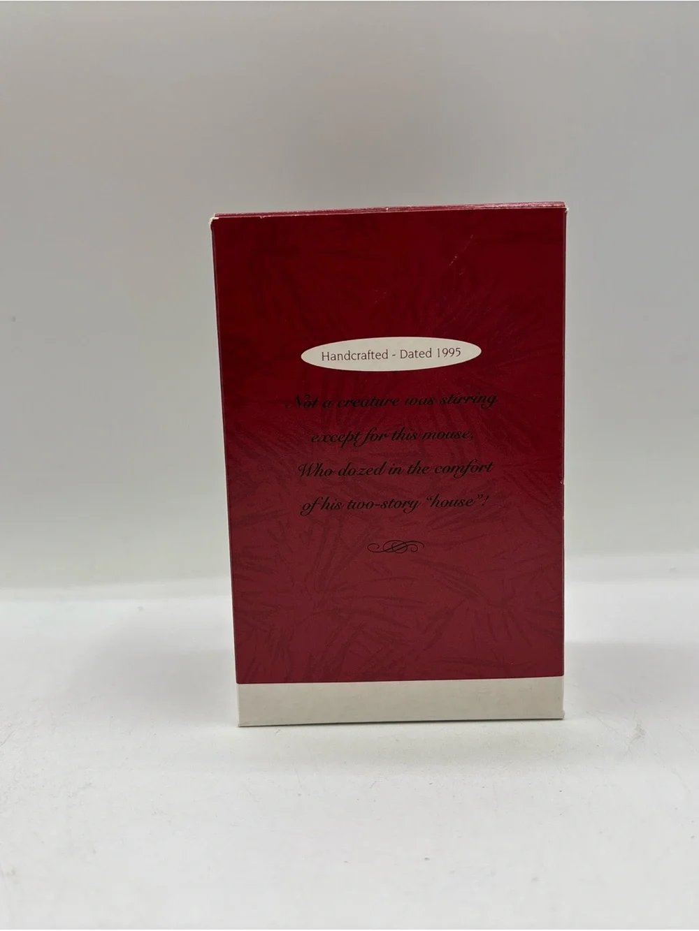 Hallmark Keepsake Ornament Dated 1995 Vintage Important Memo Handcrafted